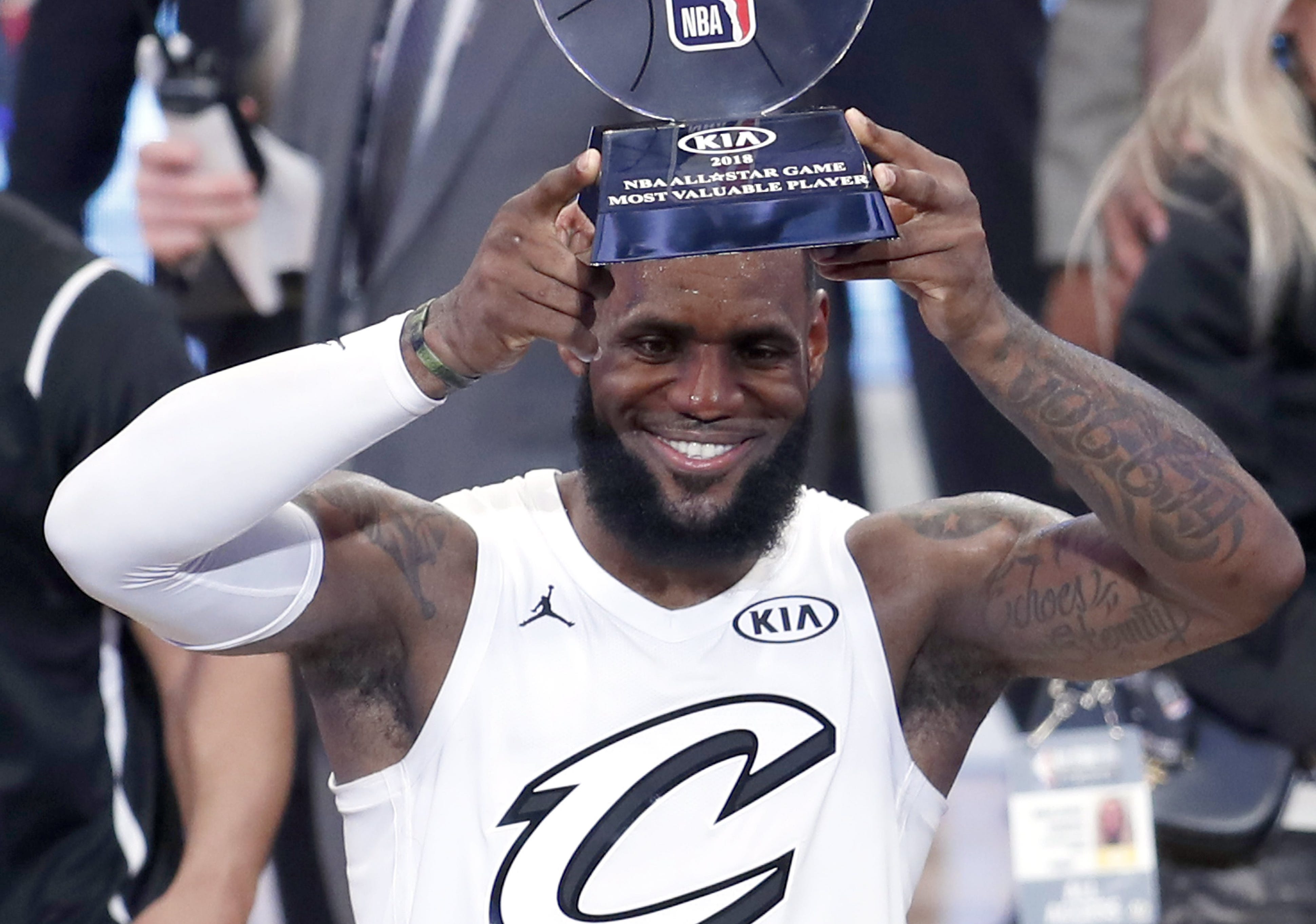 LeBron James shared 2018 All-Star MVP with his kids